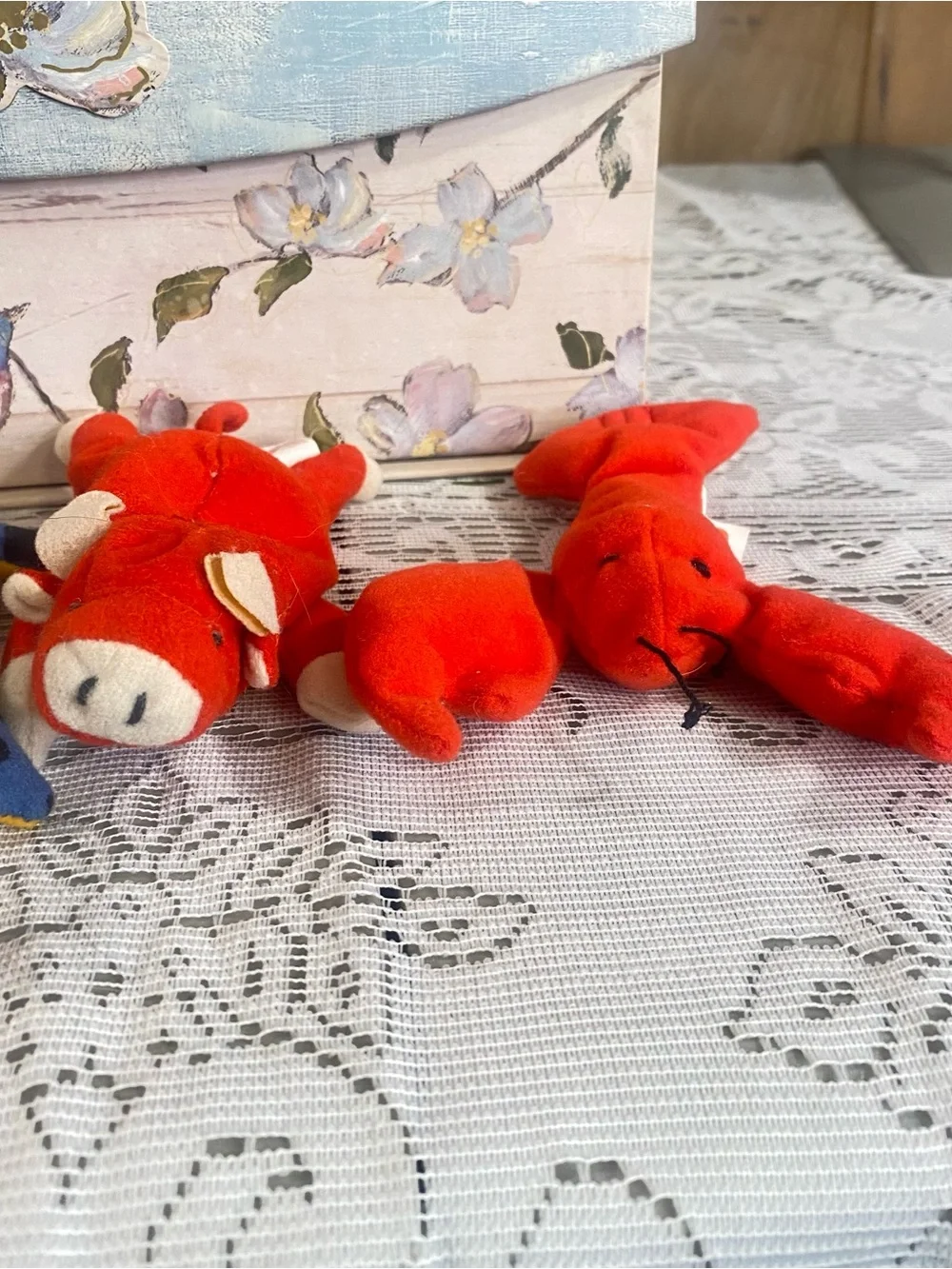 TY Teenie Beanie Babies Set of 8 Plush Stuffed Animals Vintage Collectibles